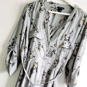 Torrid Floral Button-Up Top